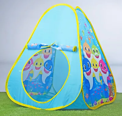 Baby Shark Pop Up Play House Childrens Kids Tent Playden Indoor Outdoor Garden • £9.99