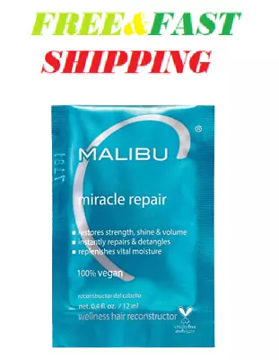 Malibu C Miracle Repair Hair Reconstructor - Nourishing Hair Repair Treatment • $6.80