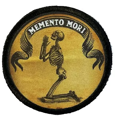 Memento Mori Prayer  Morale Patch Tactical Military Army Badge Hook Flag • $8.49