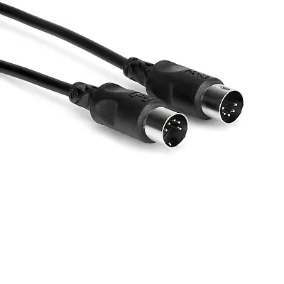 Hosa MID-325BK MIDI Cable 5-pin DIN To Same 25 Ft • $17.29