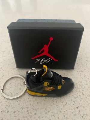 Nike Air Jordan 4 Retro-(thunder)-3d Sneaker Keychain With Box • $15