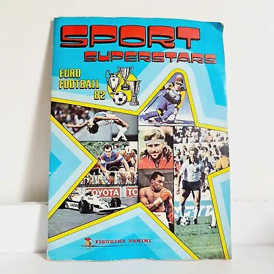 Sport Superstars Euro Football 82 Figurine Panini With 250 Stickers • £45