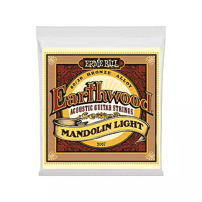 Ernie Ball Earthwood Mandolin Light Loop End 80/20 Bronze Mandolin Strings 9-34 • $10.99