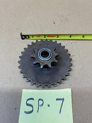 Double Sprocket 30 Tooth #35 Chain / 10 Tooth #40 Chain With Bearings (SP-7) • $32.95