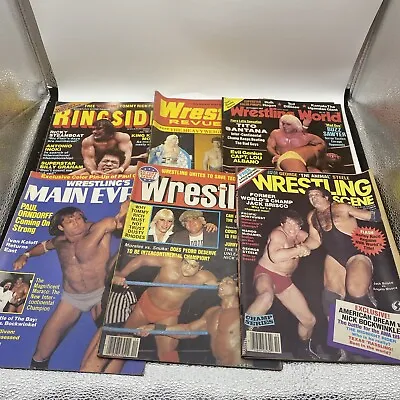 Vintage Wrestling Magazine Lot Of 6 Mixed Titles From 1982-1984 Hulk Hogan • $29.99