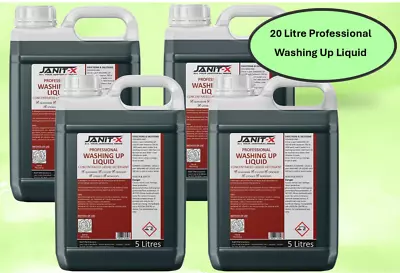 Janit-X Professional Green Washing Up Liquid  4 X 5L • £29.99