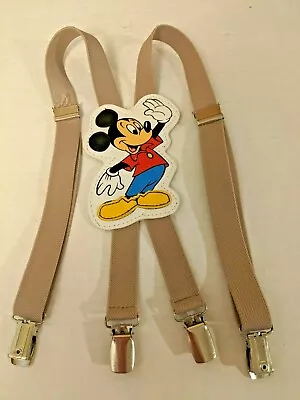 Mickey Mouse Kids Suspenders Vintage Walt Disney Company • $16.19