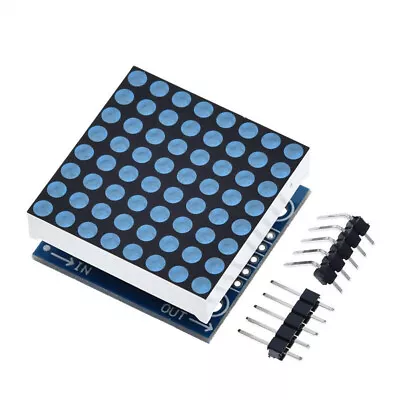 MAX7219 Dot Matrix Module Microcontroller Module DIY KIT MCU LED Display Control • $1.61