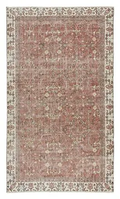 $617.40 • Buy 6x10 Ft Floral Pattern Floor Covering, Vintage Handmade Turkish Wool Area Rug