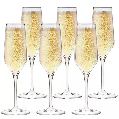 NEW Bormioli Rocco Electra Champagne Flute Set 6pce • $59