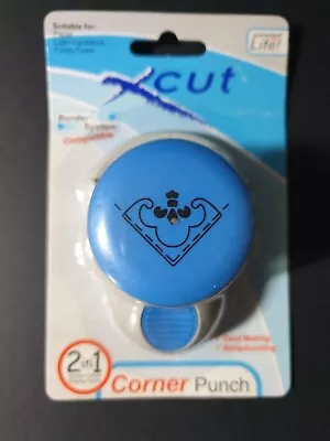 XCut 2-in-1 Corner Punch  Royal Fleur  - New In Pack • £3