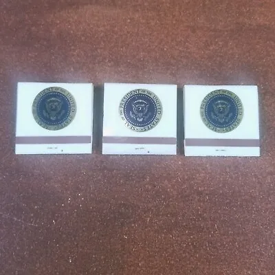 Vtg President Ronald Reagan Match Book White House Presidential Seal Lot Of 3 • $9.98