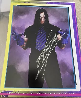 Signed Undertaker 8x10 Wwf Wwe Hof’er  • £180