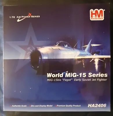 Hobbymaster Aviation World MIG-15 Series Mig-15bis  Fagot  Early Soviet HA2406 • $174.06