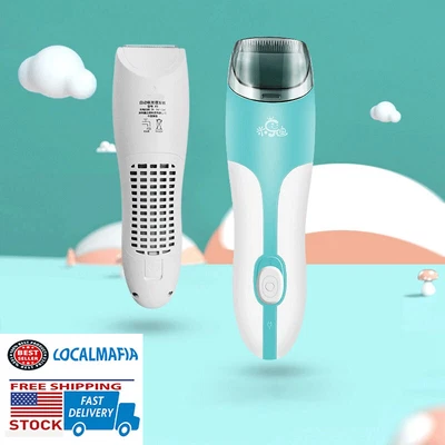 $62.99 • Buy Washable Electric Comb Vacuum Portable Trimmer Baby Kid Waterproof Haircutting