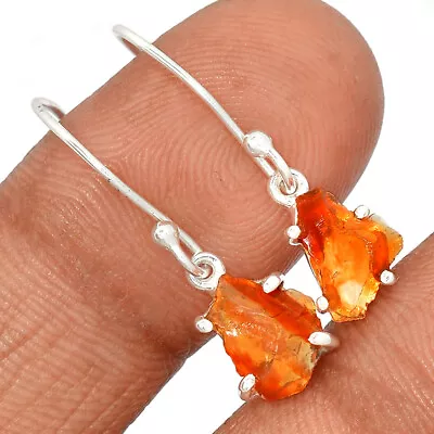 Natural Mexican Opal Rough 925 Sterling Silver Earrings Jewelry CE19228 • $14.99