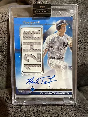 2023 Topps Mark Teixeira Home Run Kings Auto Relic Card 1/10 • $10