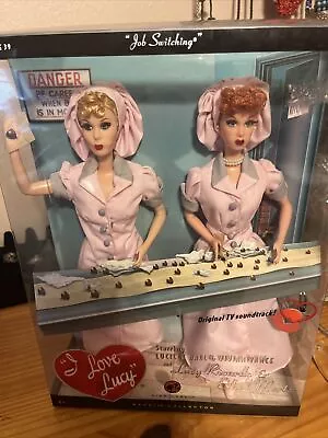 NEW  I Love Lucy  Barbie Lucy And Ethel DollsJob Switching  Epi39 BOX Damage • $45