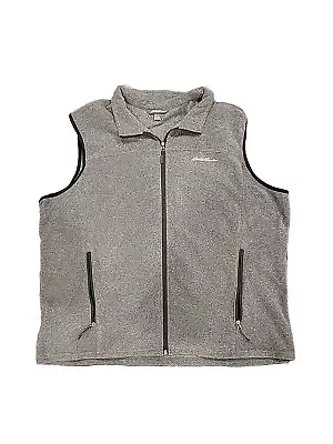 Eddie Bauer Men's Size 2XL Gray Vest Polyester  • $15