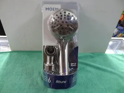 Moen 6-Mode Attune Hand Held Shower Head In Spot Resist Brushed Nickel 218H0SRN • $34