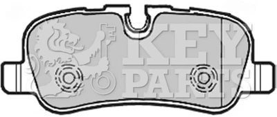 £27.26 • Buy Key Parts KBP1941 Disc Brake Brake Pad Set Rear For Braking Fits Land Rover