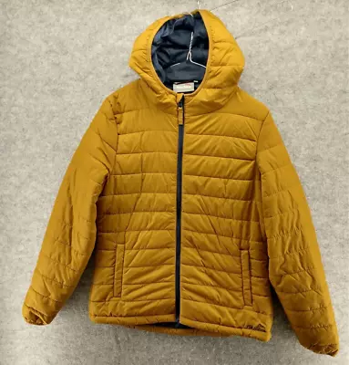 £12.99 • Buy Peter Storm Womens UK 10 Yellow Puffer Jacket Hooded Full Zip Outdoors EU38 NWOT