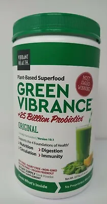 $41.90 • Buy Vibrant Health GREEN VIBRANCE Original +25 Billion Probiotics 11.9 Ex 2024 #0015