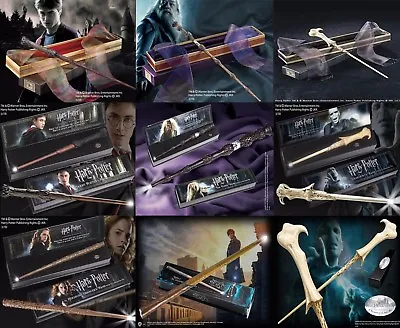 Harry Potter Noble Collection Character Wand Illuminating Ollivanders Box UK New • £19.99