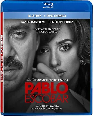 Pablo Escobar (Loving Pablo) Blu-ray + DVD Javier Bardem Penelope Cruz NEW • $12.70