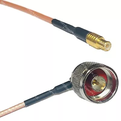 RG316 MCX MALE To N MALE ANGLE RF Cable Rapid-SHIP LOT • $7.99