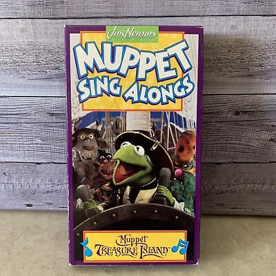 Muppet Sing-Alongs - Muppet Treasure Island VHS 1996 Box Damage • $6