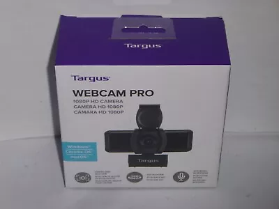 Targus Webcam Pro 1080P HD Camera Windows - Chrome Os - Mac Os • $12.99