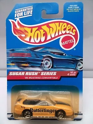 Hot Wheels - Mainline / '96 Ford Mustang - Nestle Butterfinger - Model Car X1 • $24.72