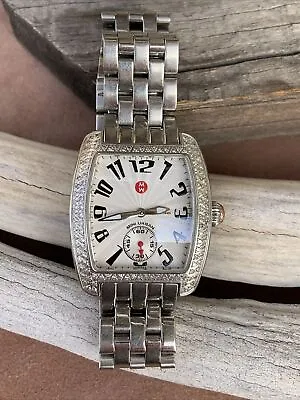 Michele Mini Urban Diamond Bezel Wrist Watch For Women MWW02A000124  • $879