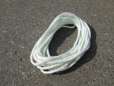 3/8 Inch 3 Strand All Purpose Nylon Rope 50ft. Military Spec: MIL-R- 17343D  • $16.58