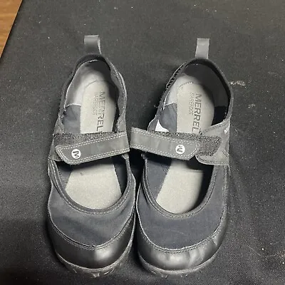 Merrell Barefoot Pure Glove Leather Shoes Women’s 7 Black Vibram • $31.50