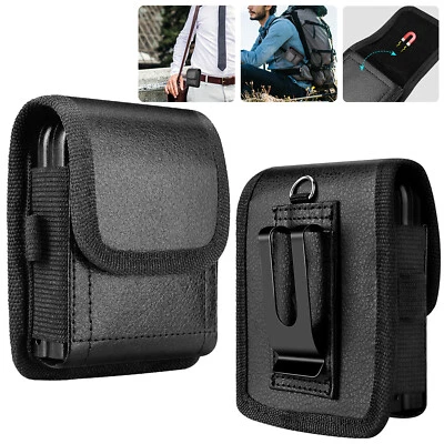 $8.99 • Buy For Samsung Galaxy Z Flip 5/4/3 Phone Holster Pouch Wallet Case With Belt Clip
