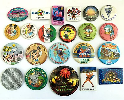 Walt Disney World Vintage 22 PInback Button Collection - You Choose • $12.99