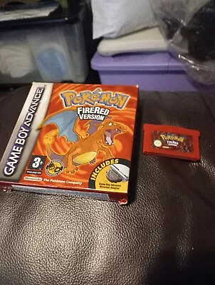 Pokémon Fire Red Version Nintendo Gameboy Advance UK PAL Genuine • £75