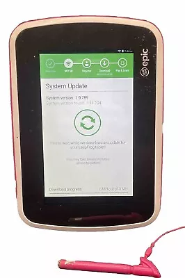 Leapfrog Epic Learning Touch Screen 7  Tablet 31577  Pink 16GB Wi-Fi LCD 2015 • $25