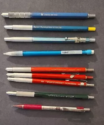 Vintage Mechanical Pencils & Lead Scripto Kohinoor Staedtler Pickett Lot • $50