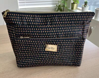 NWT Nicole Miller Cosmetic Travel Makeup Toiletries Bag • $13