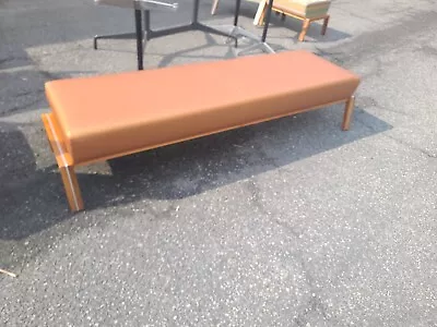 Mid Century Modern Danish  Teak  Bench Denmark  Scandinavian  • $99