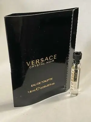 Versace Crystal Noir Eau De Toilette Vial Sample  - 1.6ML/0.05OZ • $8