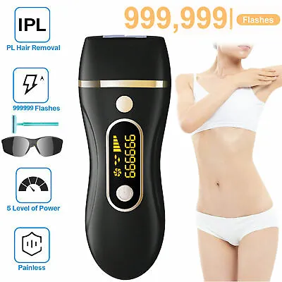 999999 Laser Hair Removal Machine IPL Permanent Painless Epilator Body Face Skin • £37.99