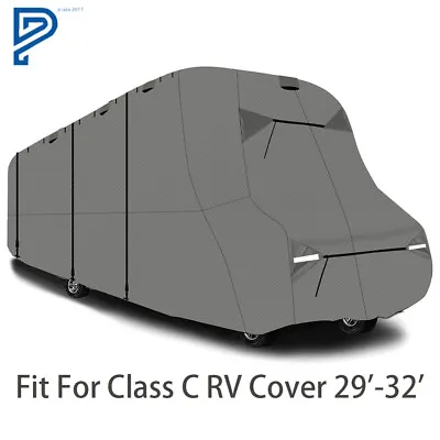 29'-32' Waterproof Class C RV Cover 6-Ply Motorhome Camper Storage • $173.26