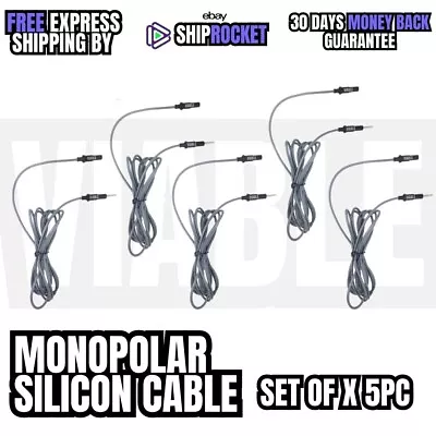 Laparoscopic Monopolar Cable Universal HF Surgical Instruments Cord Reusable 5pc • $106.59