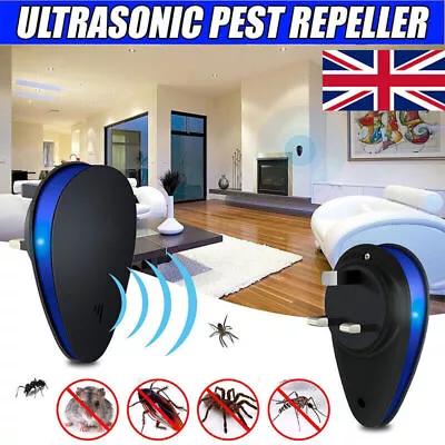 Rat Rodent Mouse Spider Plug-In Ultra Sonic Pest Repeller Repellent Whole House • £5.99