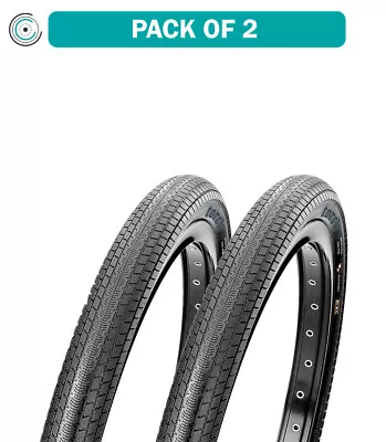 2 Pack Maxxis Torch Bmx Tire 24 X 1.75 Dual Compound Silkskin Protection Black • $84