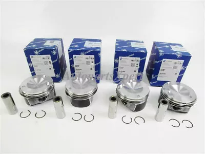 4 X OEM KS Pistons & Rings Set Φ21mm For VW EOs Golf GTi Jetta AUDI A4 Q5 1.8T • $171.50